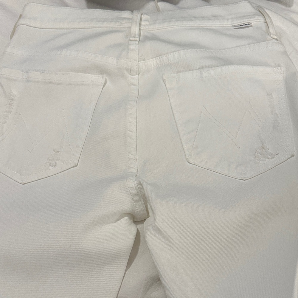MOTHER Men's Off-White Skinny Jeans - Picture 7 of 7